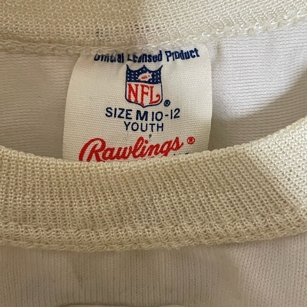 Vintage 80s Rawlings Roger Staubach DALLAS COWBOYS #12 NFL Team Youth 10-12‌‌‌‍‍ - Picture 4 of 4